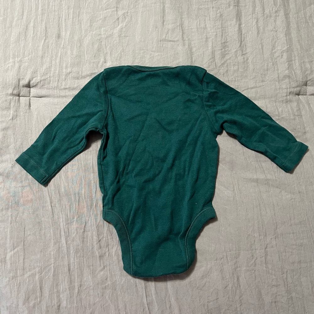 Baby Boy Green Bodysuit - Picture 3 of 3
